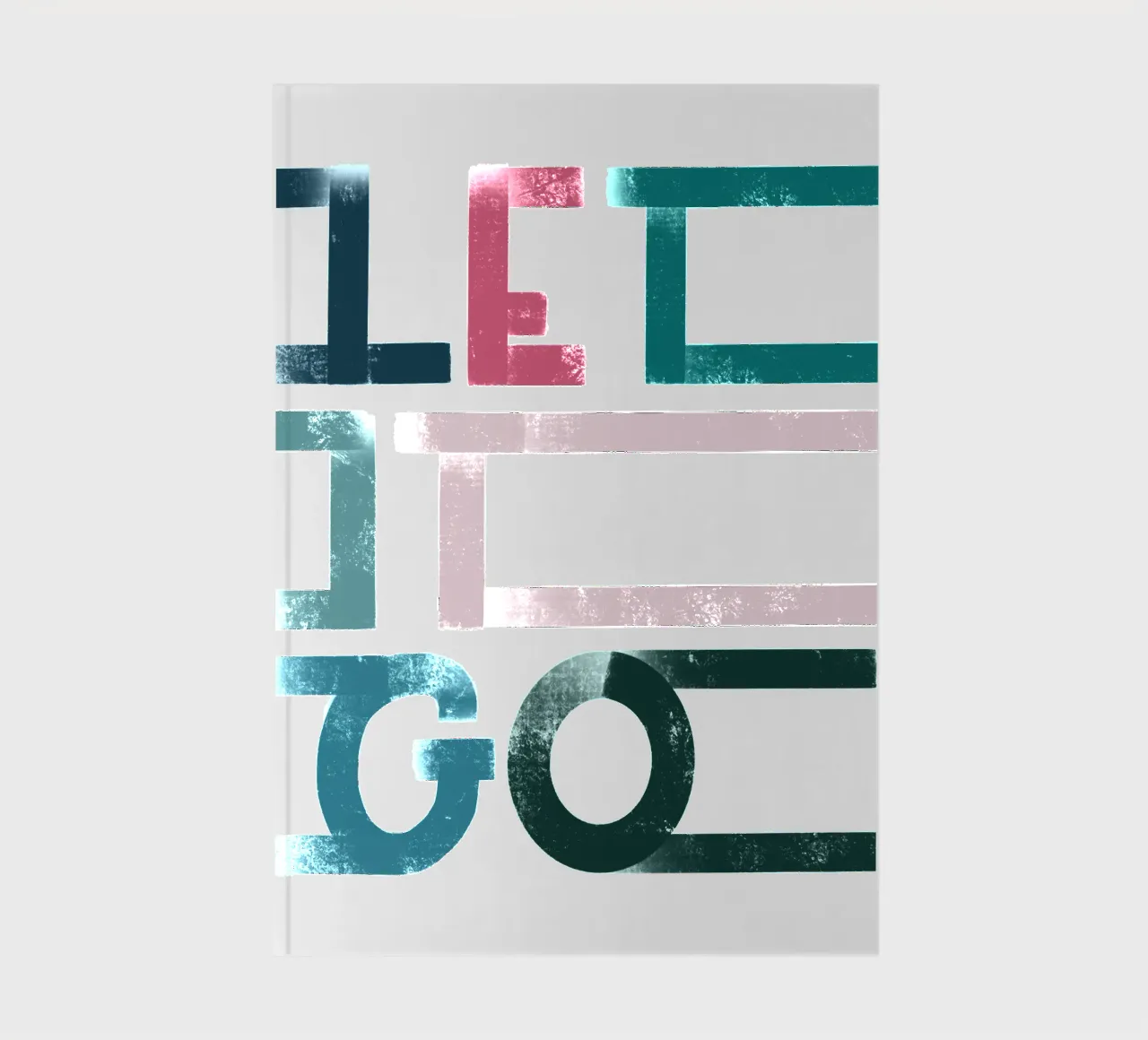 LET IT GO diario da LIMITED EDITION LETTERS