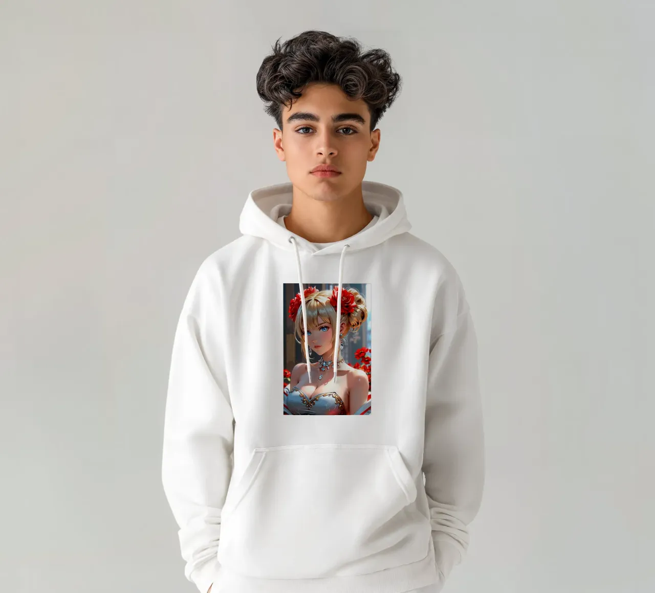 ragazza anime felpa con cappuccio da ARTVI-SHOP