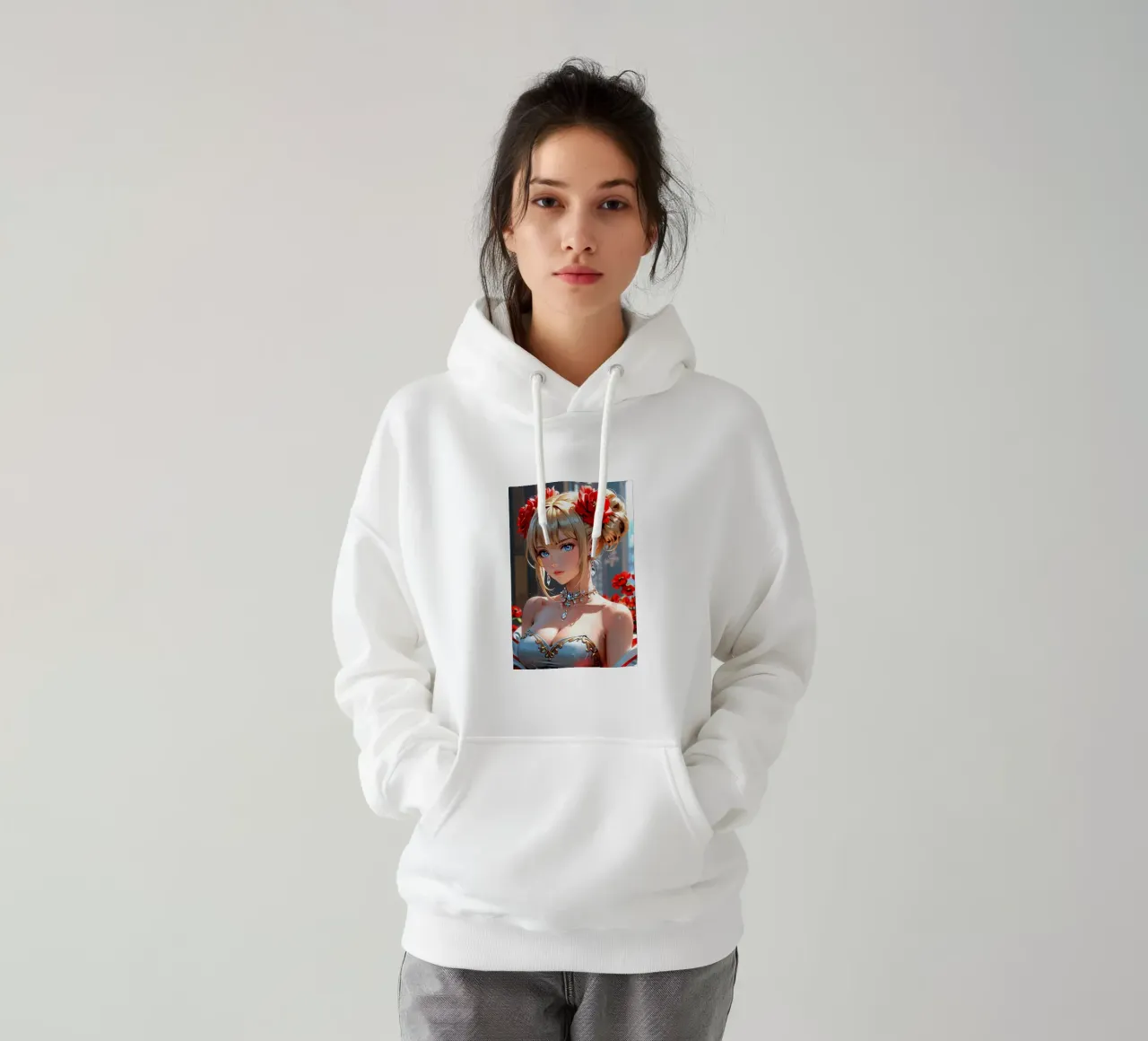 ragazza anime felpa con cappuccio da ARTVI-SHOP