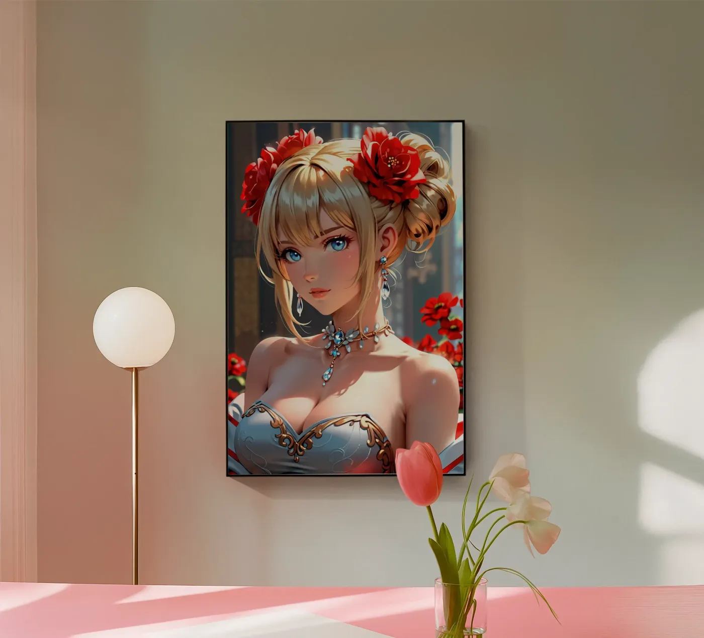 ragazza anime plexiglass da 🎁 NOBELART