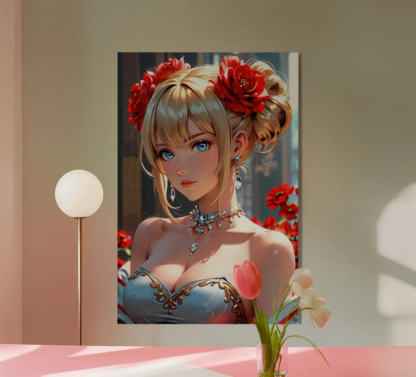 ragazza anime plexiglass da 🎁 NOBELART