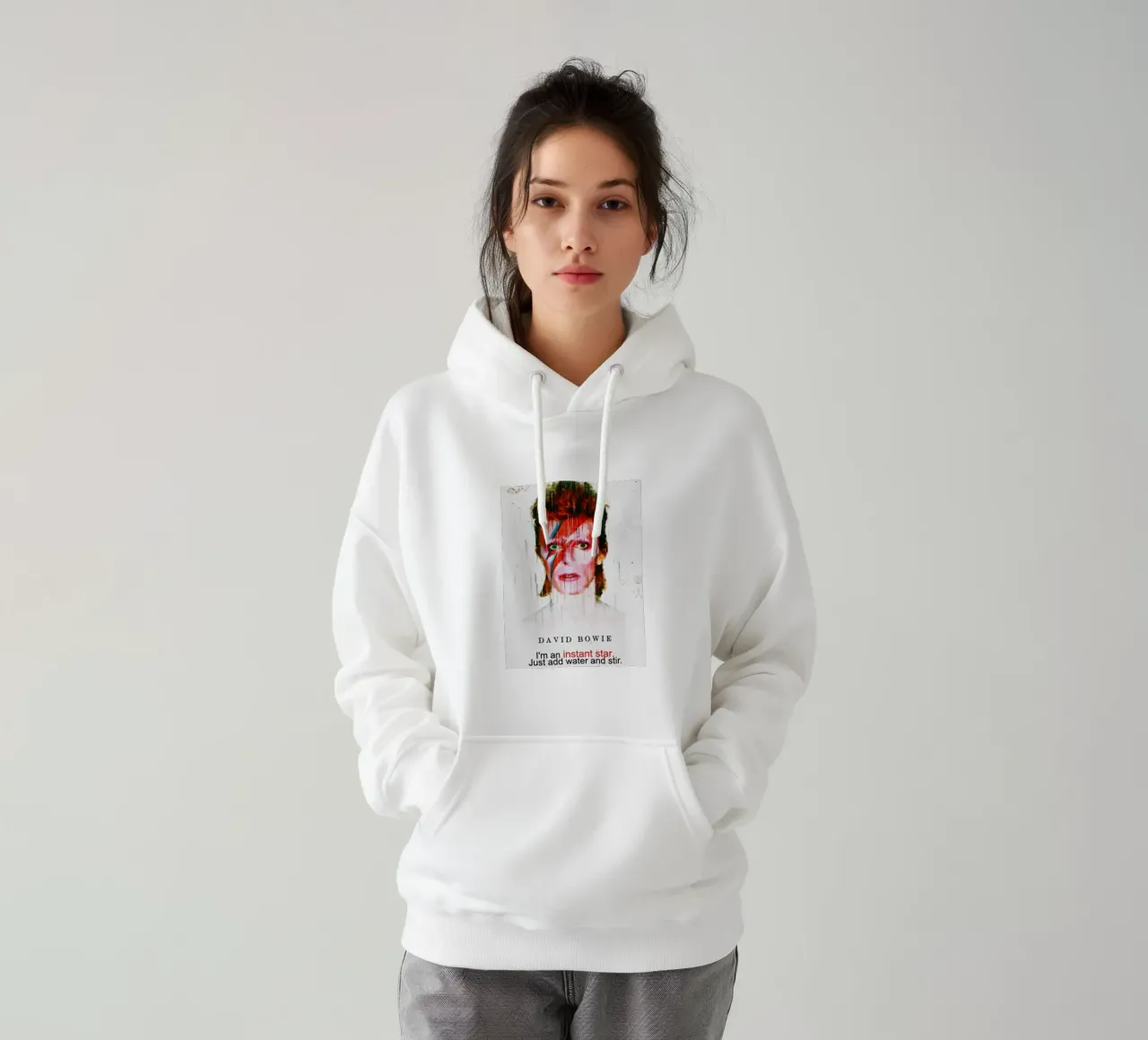 Soy una estrella instantánea sudadera con capucha de Gunawan Rb