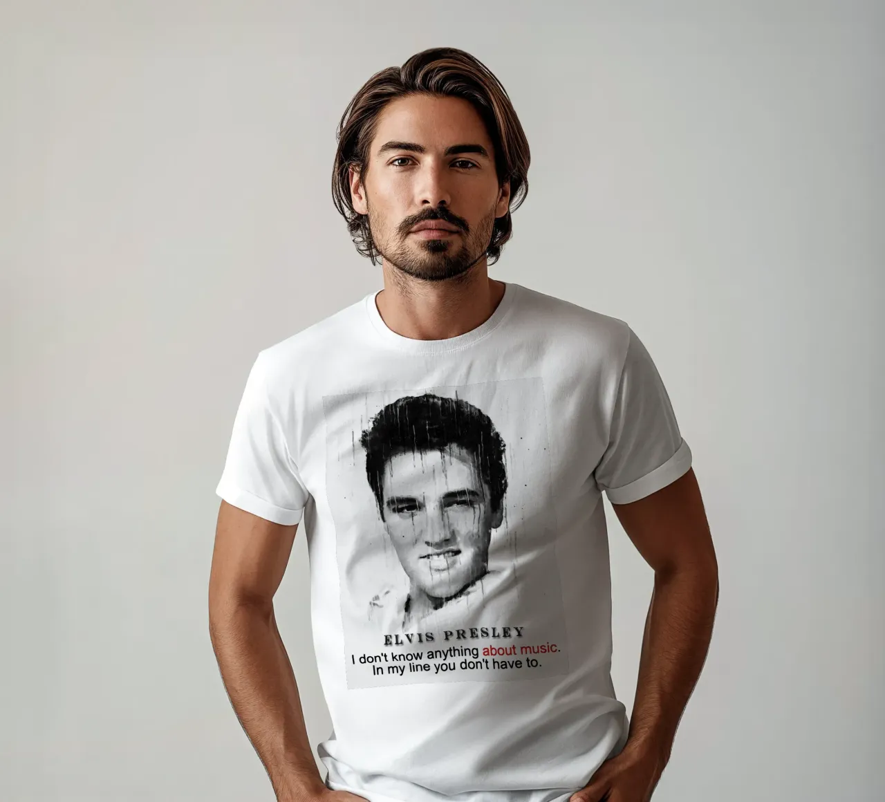 Non so nulla di musica t-shirt da Gunawan Rb