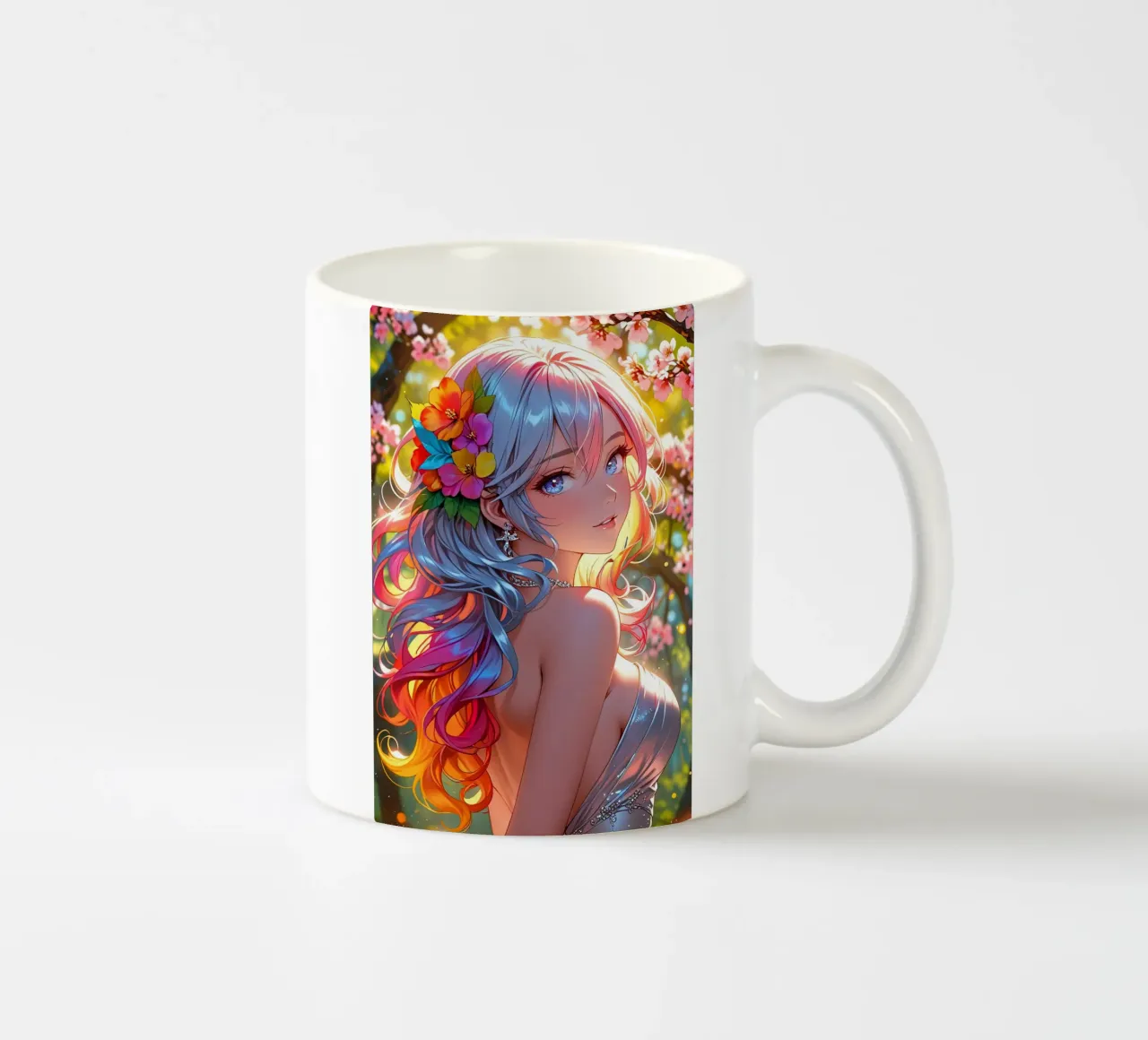 ragazza anime tazza in ceramica da 🎁 ARTVI-SHOP