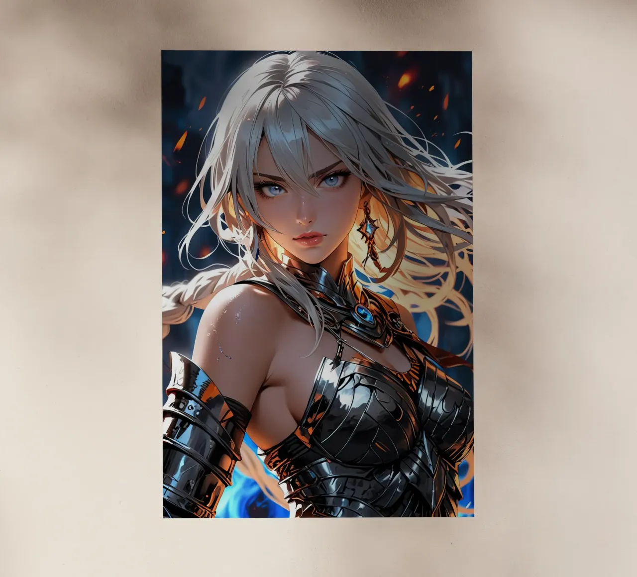 anime girl backlit film by 🎁 ARTVI-SHOP