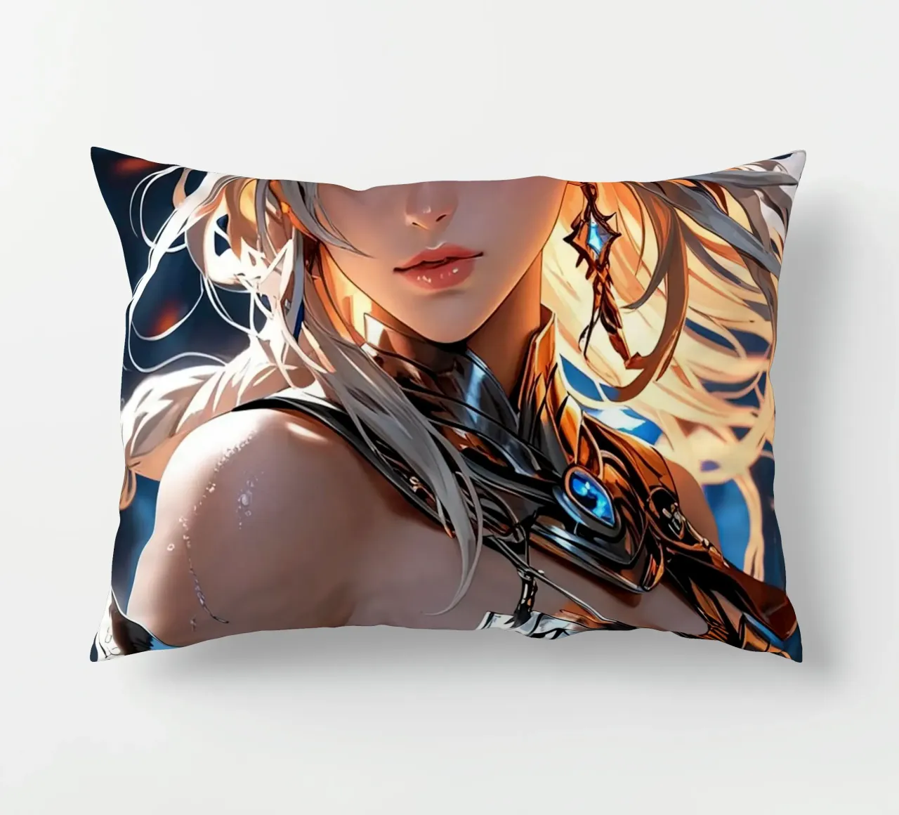 anime girl decorative cushion by 🎁 ARTVI-SHOP