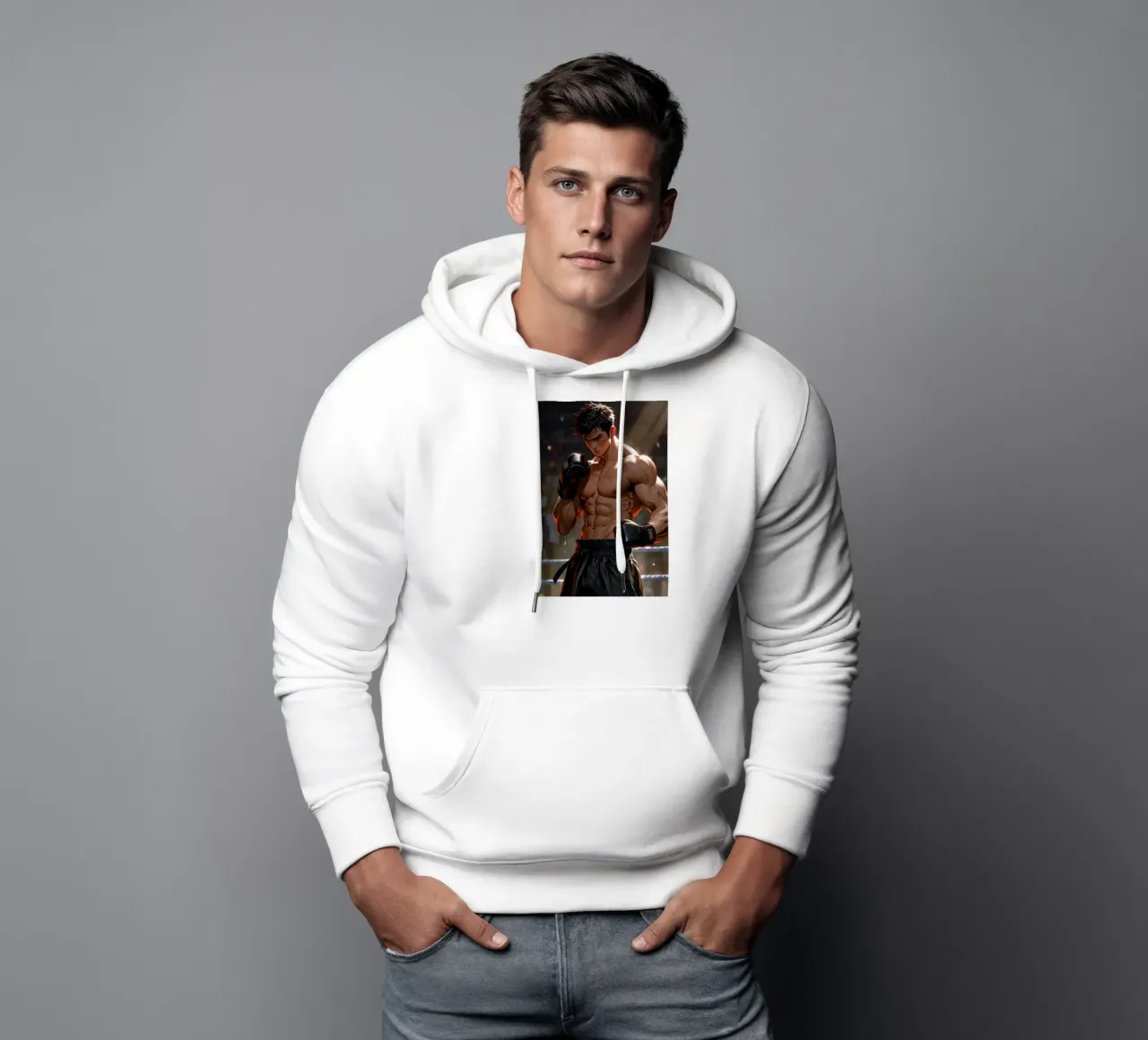 anime fighter felpa con cappuccio da 🎁 ARTVI-SHOP