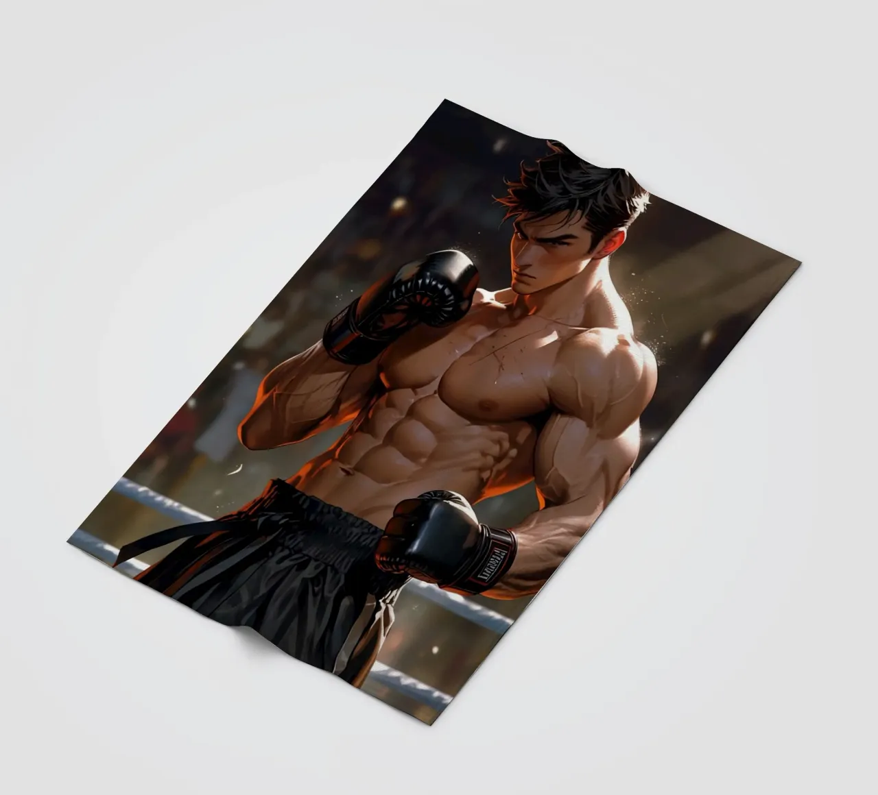 anime fighter coperta in pile da 🎁 ARTVI-SHOP