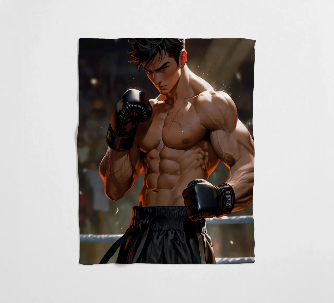 anime fighter coperta in pile da 🎁 ARTVI-SHOP