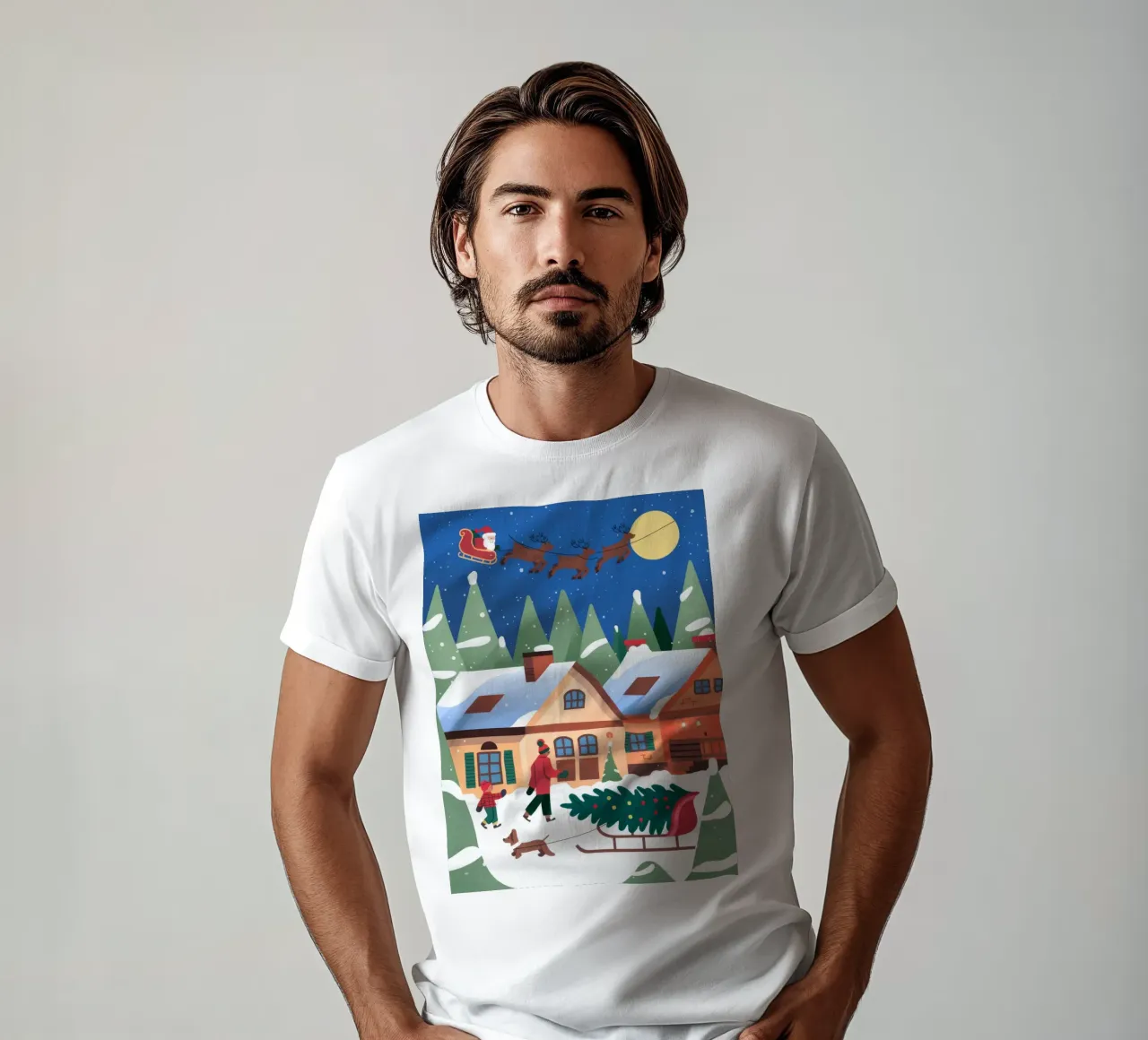 Festa d'inverno t-shirt da Artie Shifa