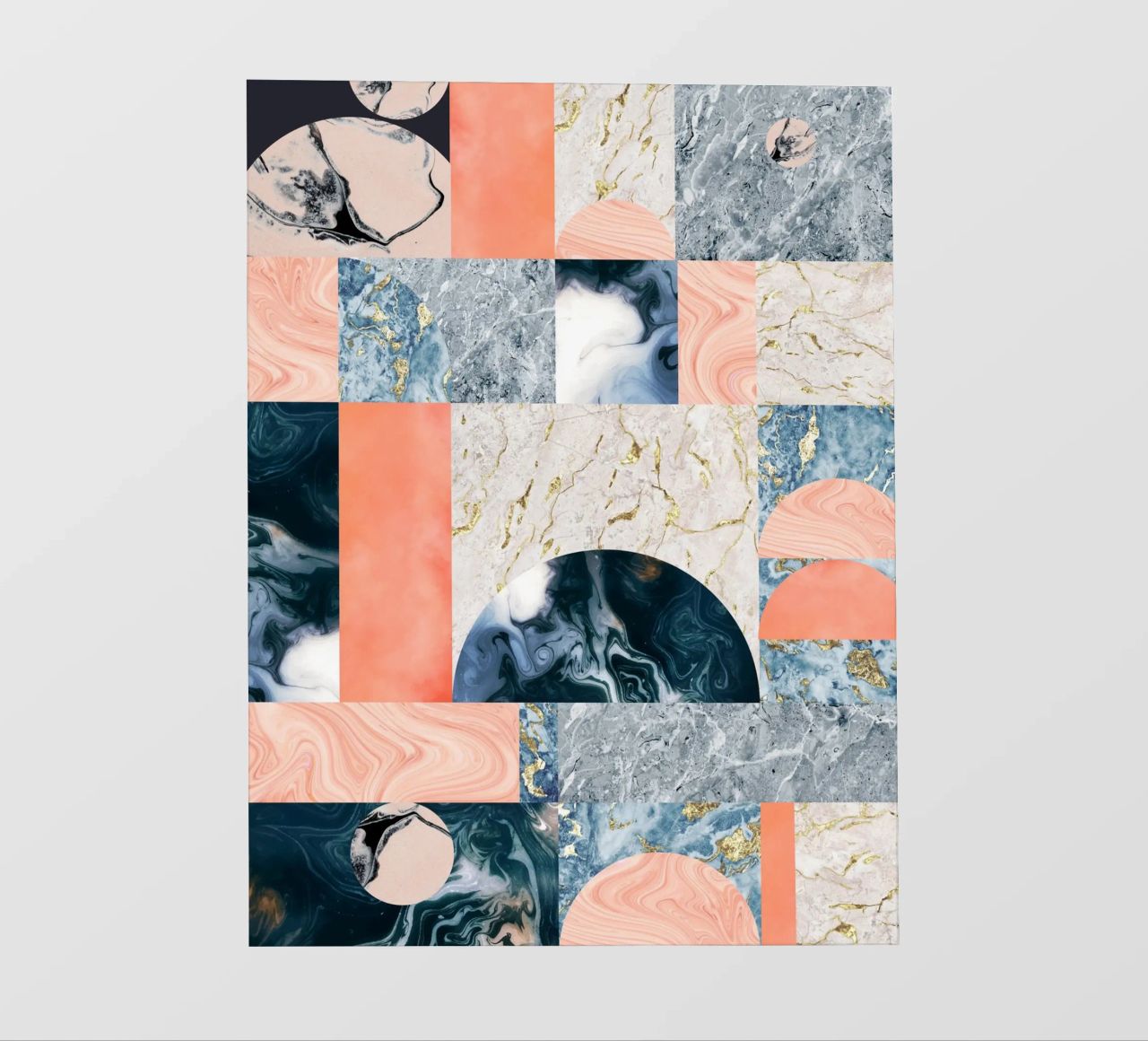 Marble & Lust, Abstract Geometric Luxe Texture Pattern backlit film by 83oranges
