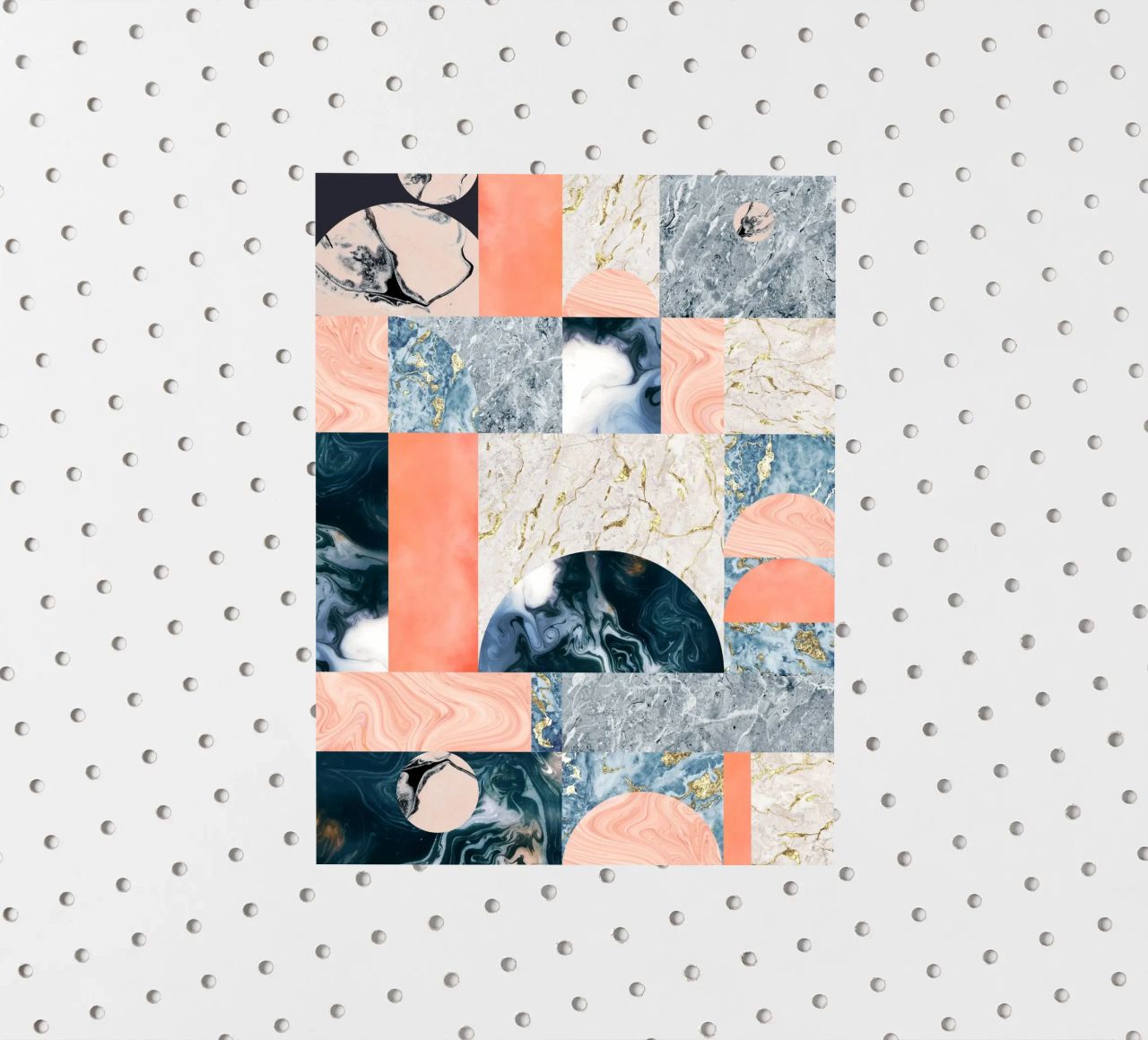 Marble & Lust, Abstract Geometric Luxe Texture Pattern sticker by 83oranges