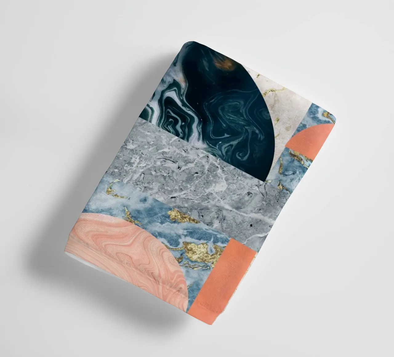 Marble & Lust, Abstract Geometric Luxe Texture Pattern towel by 83oranges.com