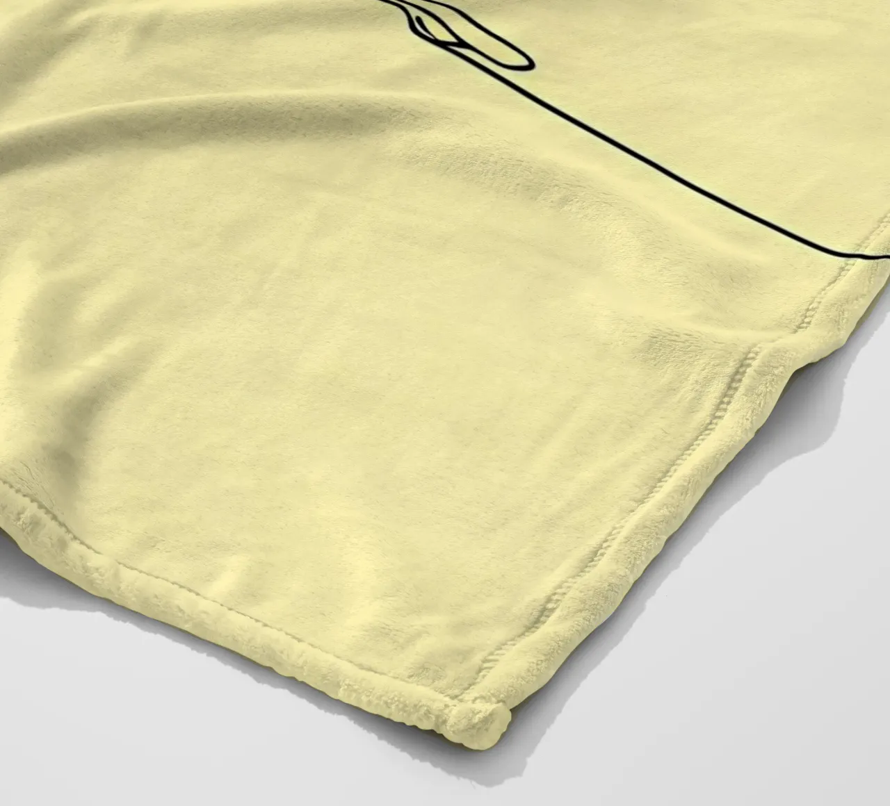 Weibliche Athletin Minimalist Line Art Fleecedecke von Viv Line Art