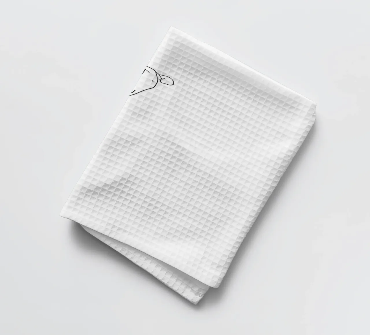 Tuffatore Line Art minimalista 2 canovaccio da cucina da Viv Line Art