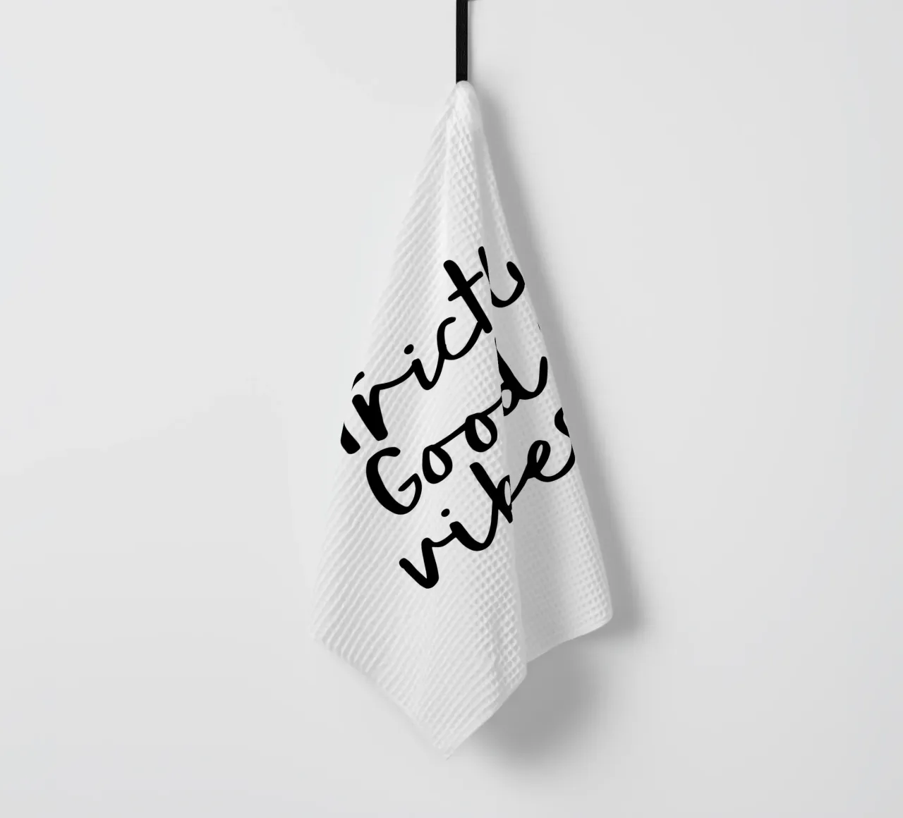Vibrazioni rigorosamente positive canovaccio da cucina da THE MOTIVATED TYPE