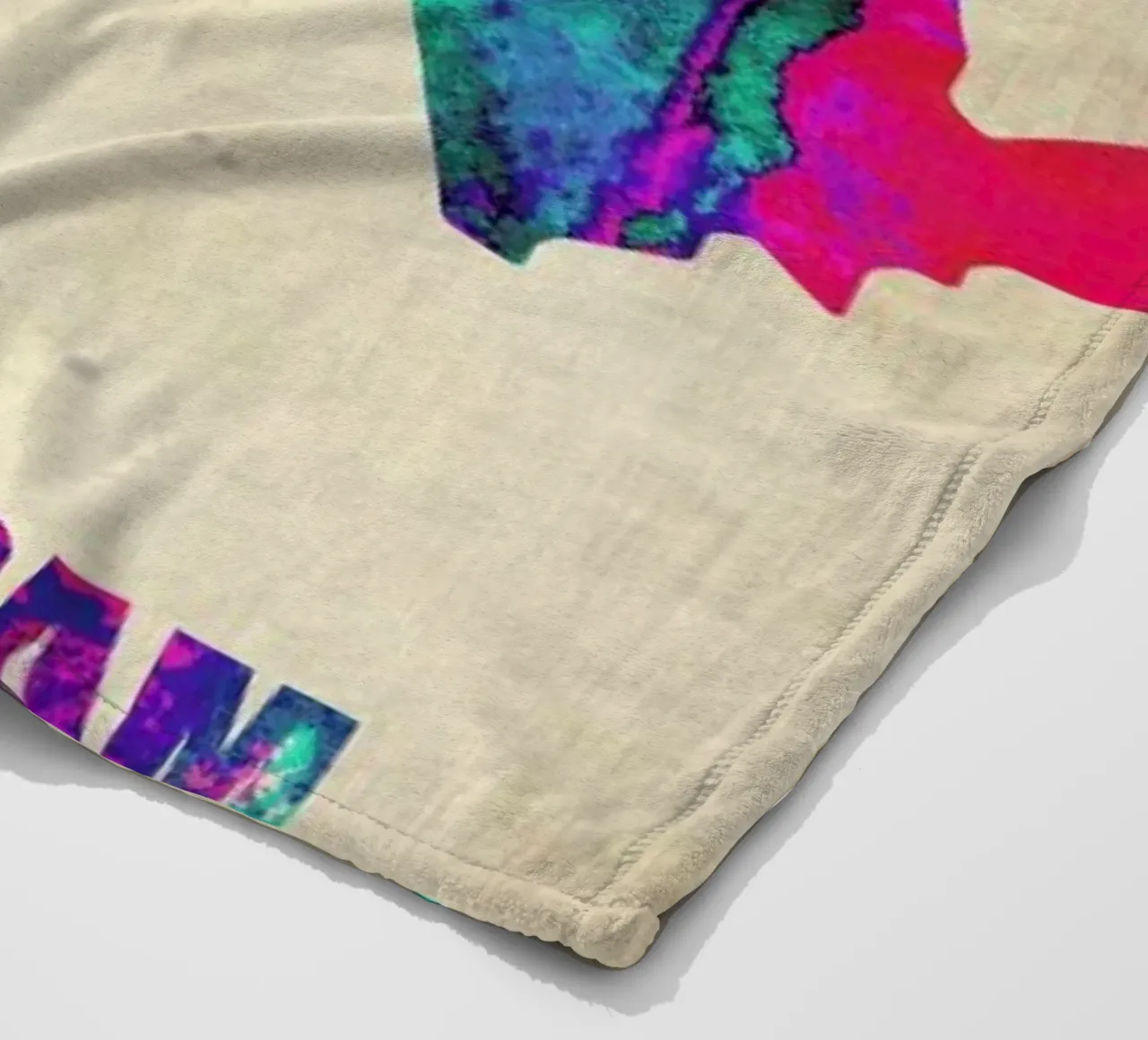 Amsterdam Watercolor Map coperta in pile da Naxart