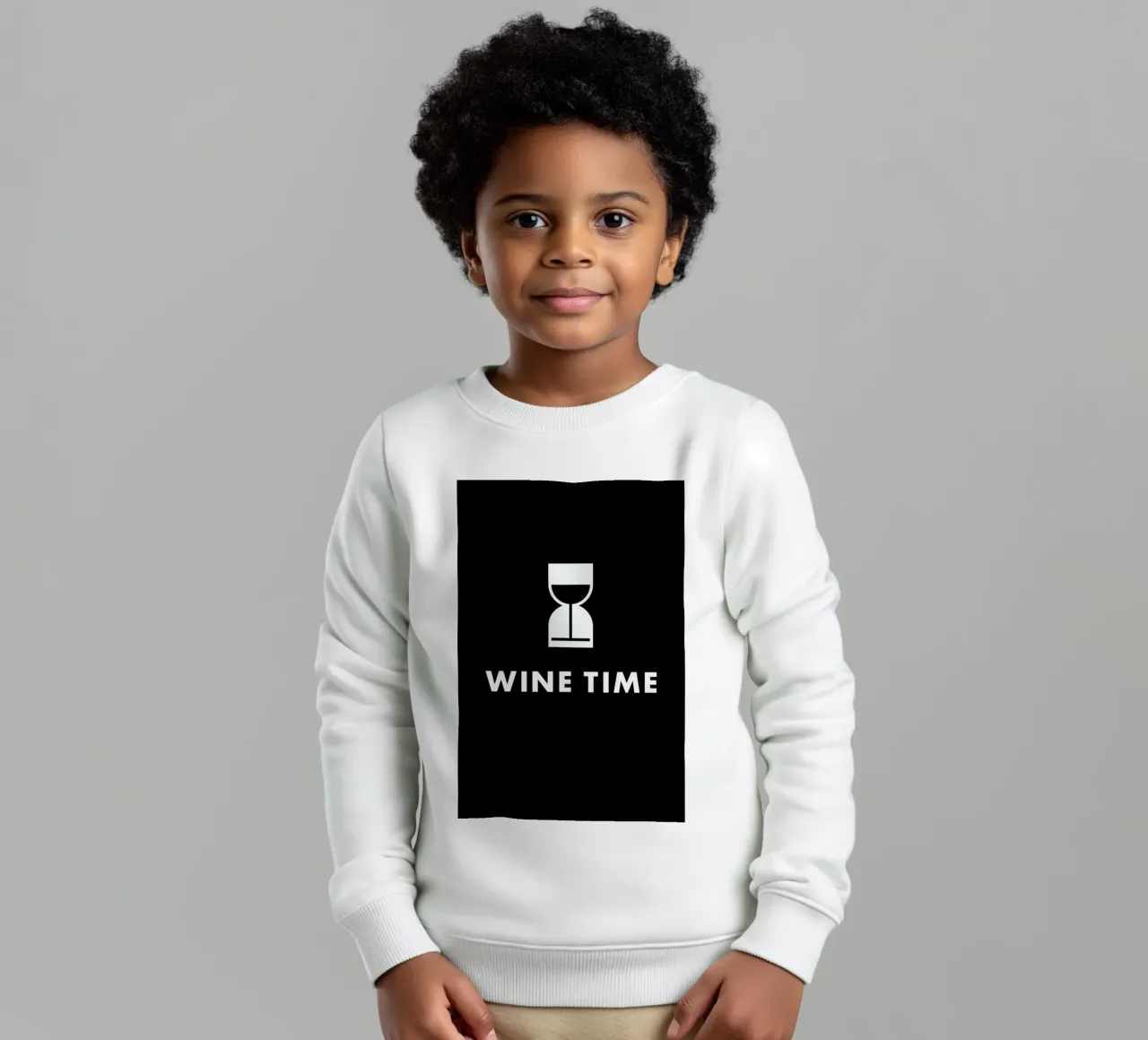 Wine Time felpa bambino da Jaco Haasbroek