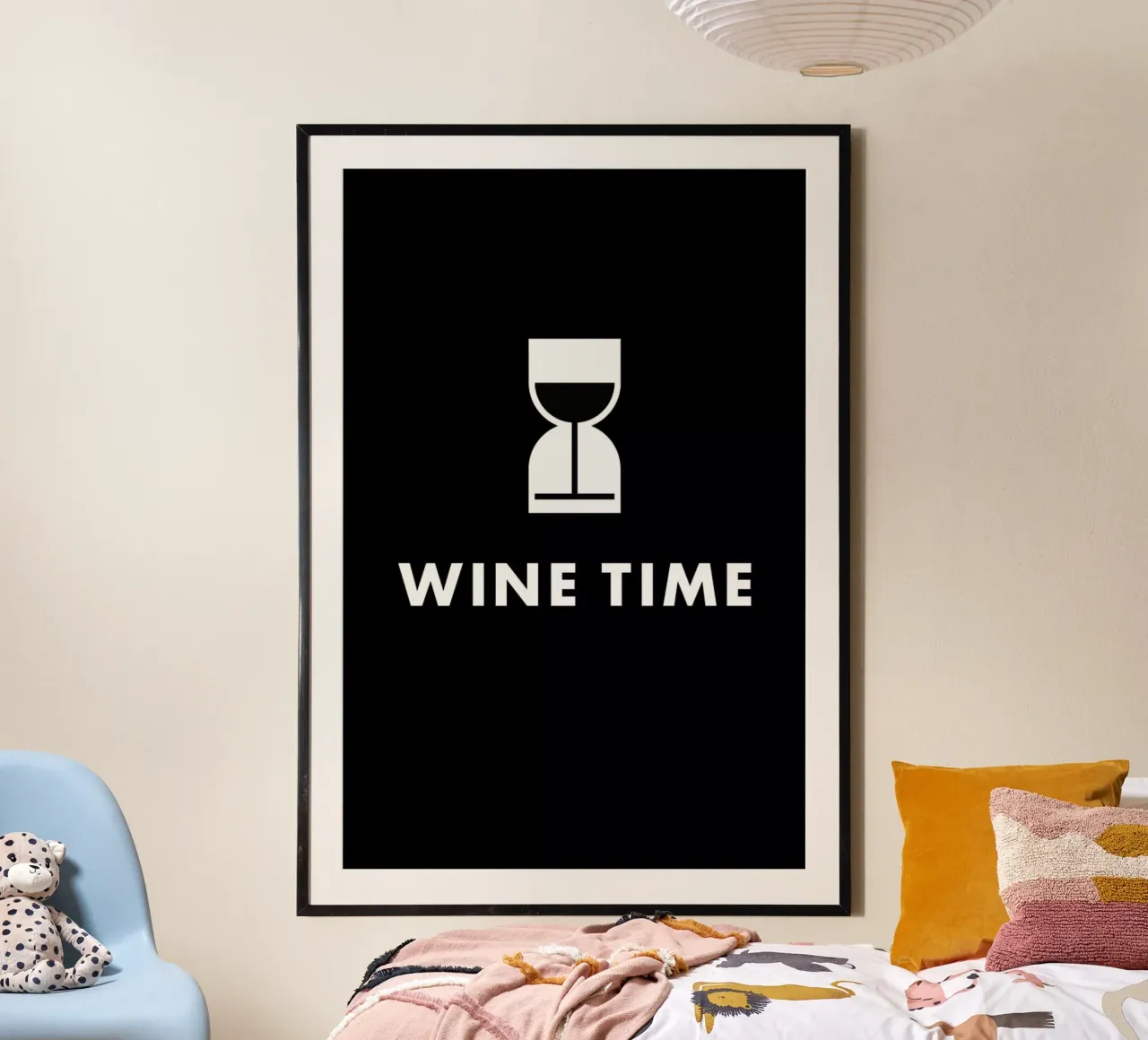 Wine Time poster van Jaco Haasbroek