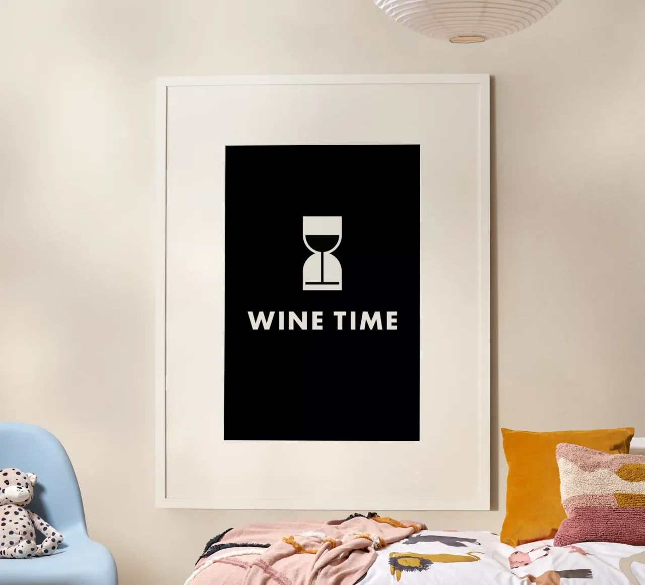 Wine Time poster van Jaco Haasbroek