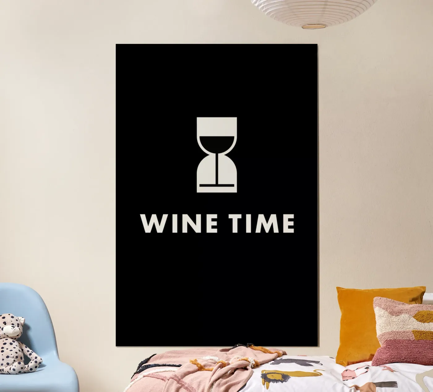 Wine Time poster van Jaco Haasbroek