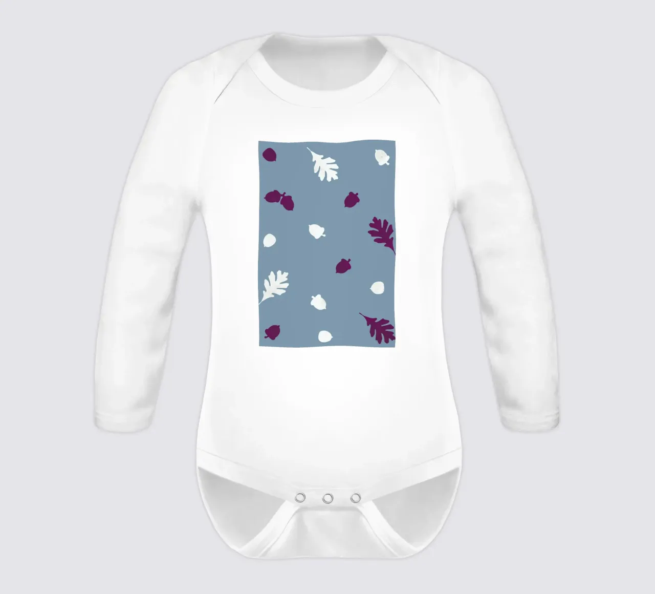 Norse long-sleeve baby romper by STUDIO LEEMO