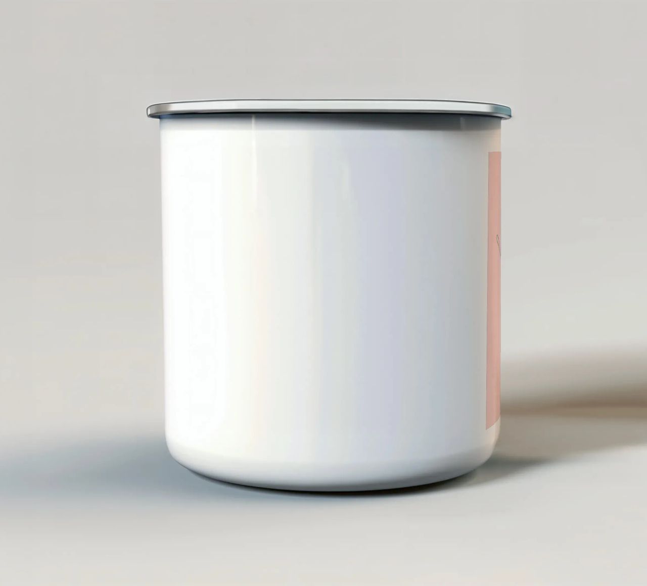 Giocatore di baseball Line Art minimalista 3 tazza in smalto da Viv Line Art