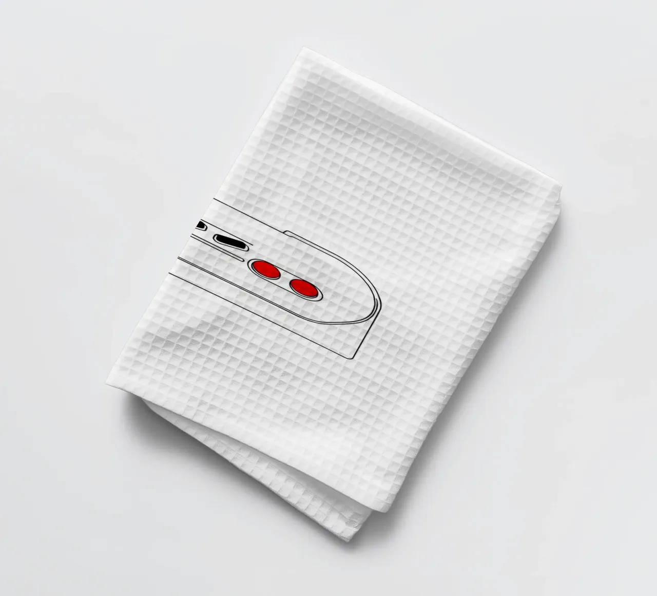 Gaming - Dessin au trait minimaliste torchon de Viv Line Art