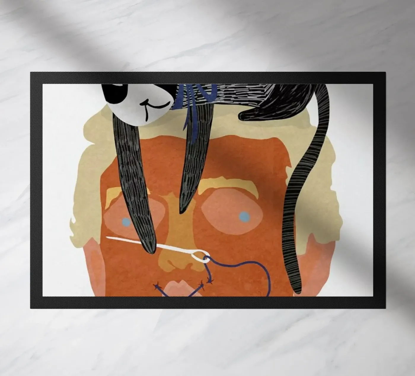 Speak No Evil deurmat van Amalia Restrepo