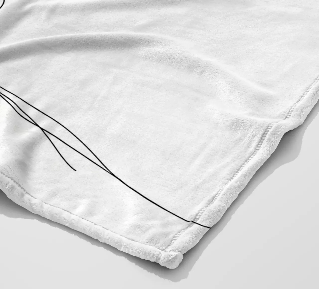 Tree From Roots - Minimalist Line Art fleece blanket by Viv Line Art