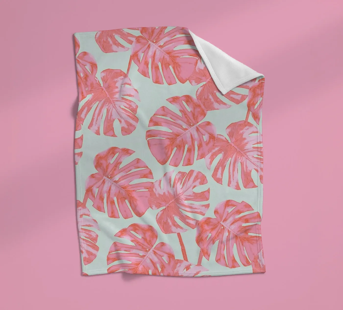 Palm fleece blanket by Kind of Style