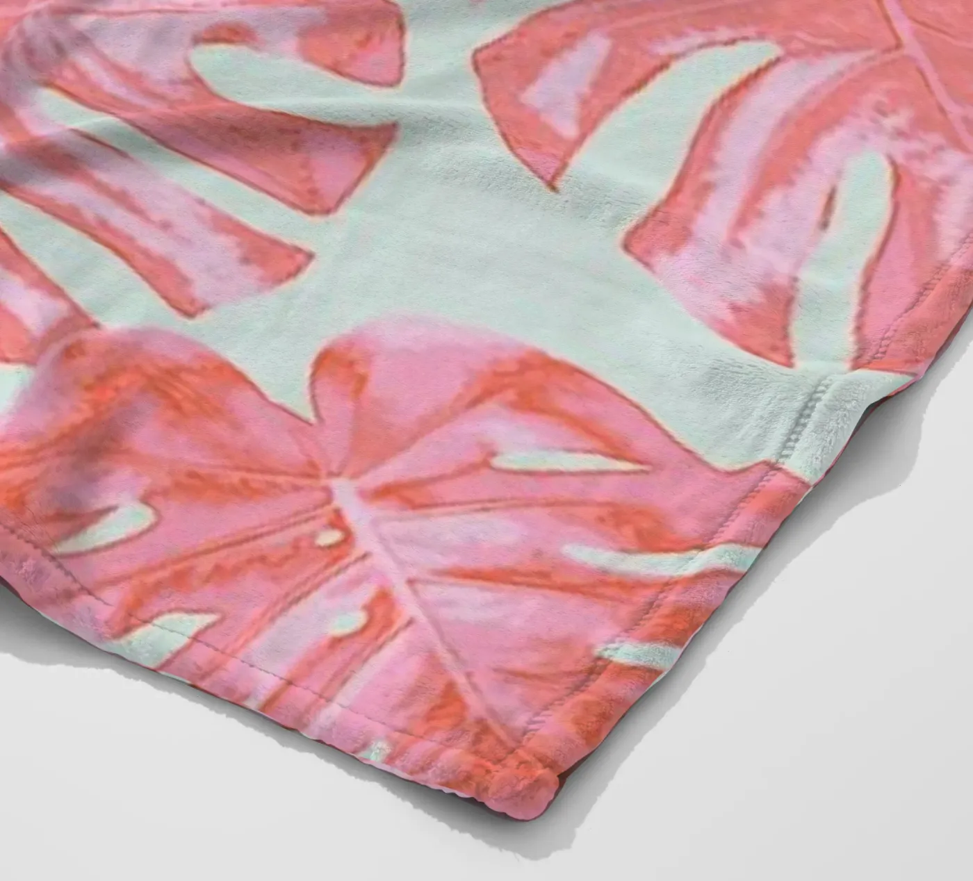 Palm fleece blanket by Kind of Style