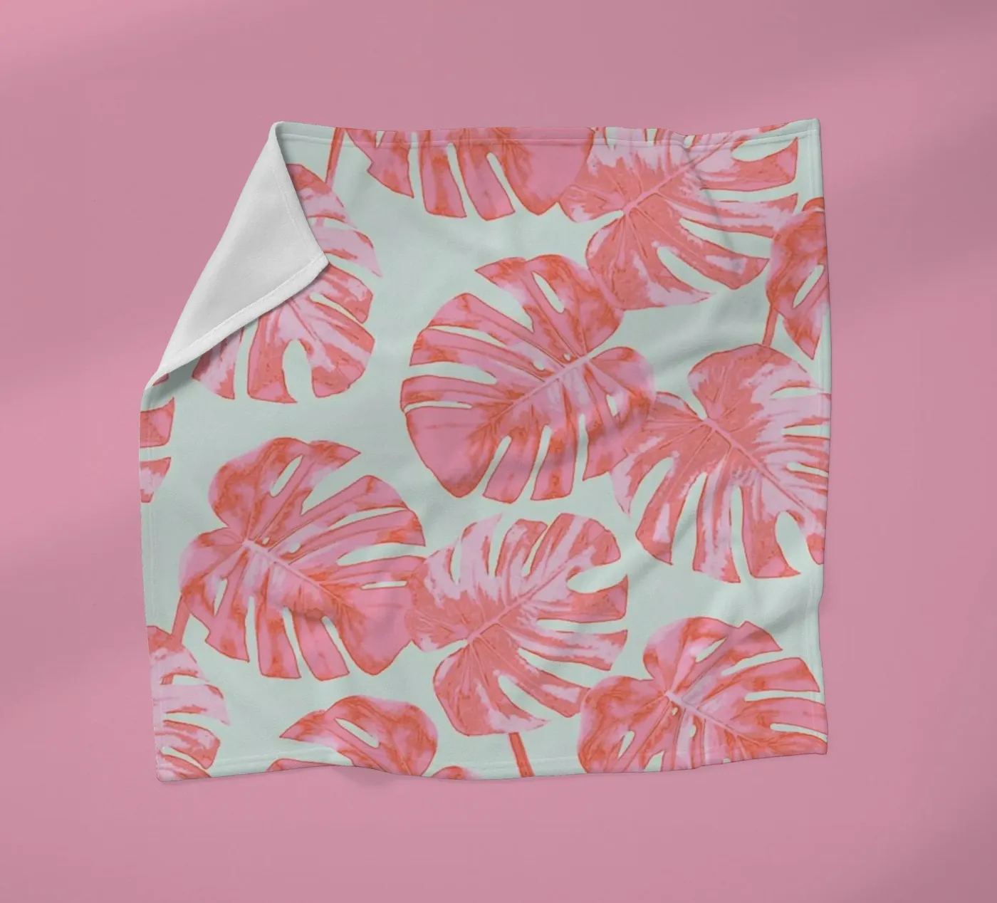 Palm fleece blanket by Kind of Style