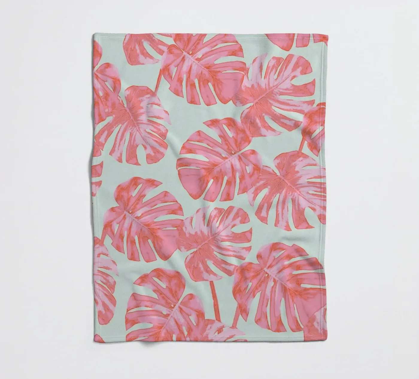 Palm fleece blanket by Kind of Style