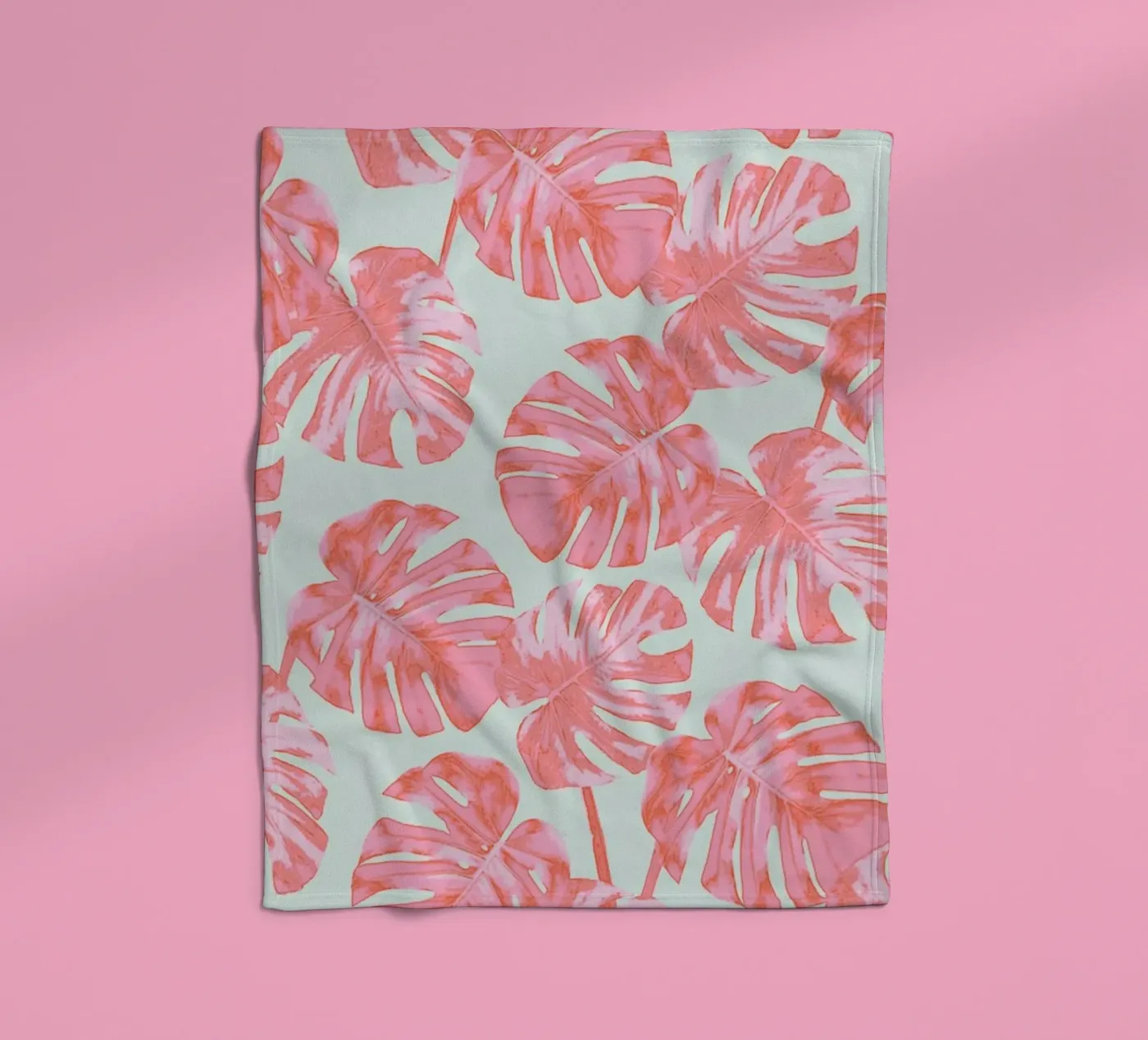 Palm fleece blanket by Kind of Style