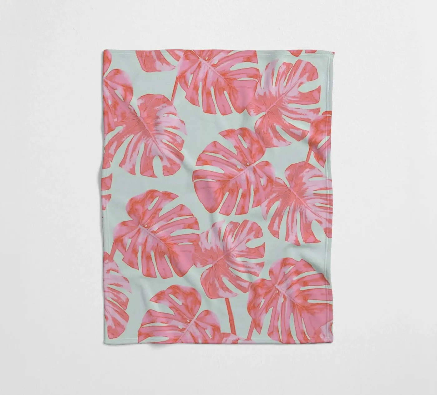Palm fleece blanket by Kind of Style