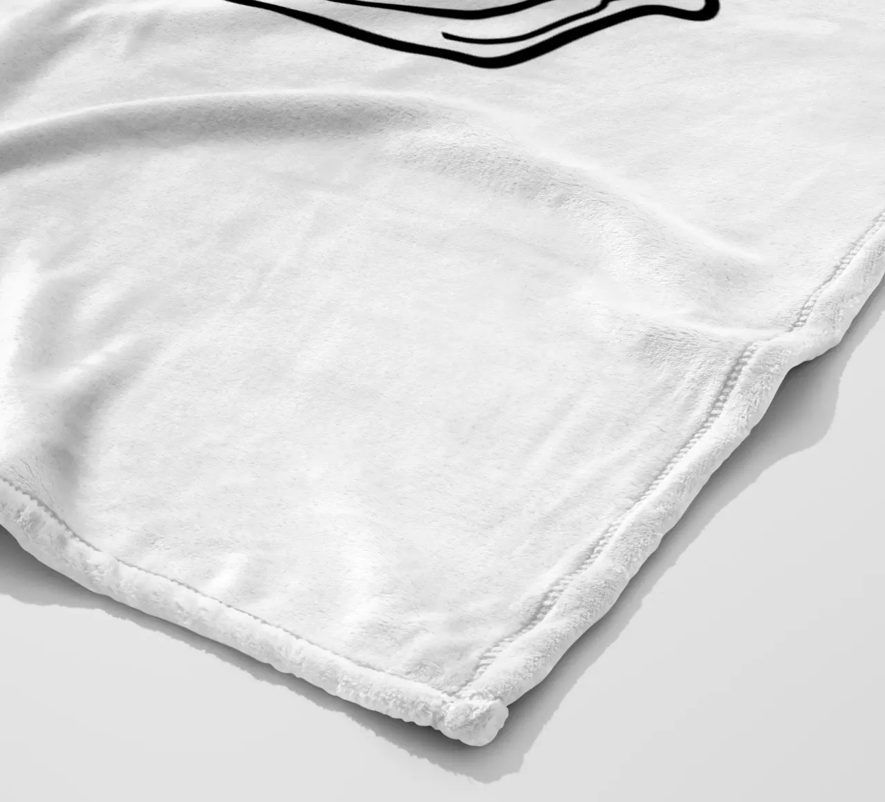 Deserto di torte - Line art minimalista coperta in pile da Viv Line Art