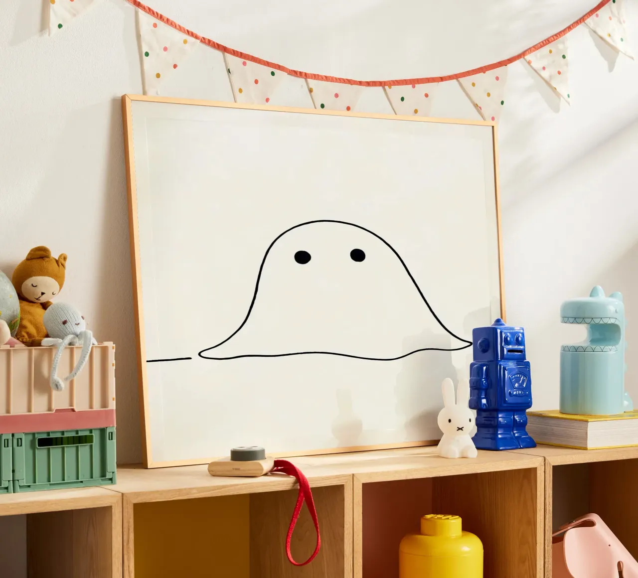Little Ghost - Minimalist Line Art hahnemühle by Viv Line Art