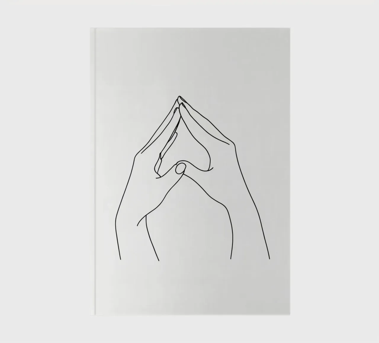 Tother - Minimalist Line Art notebook by Viv Line Art