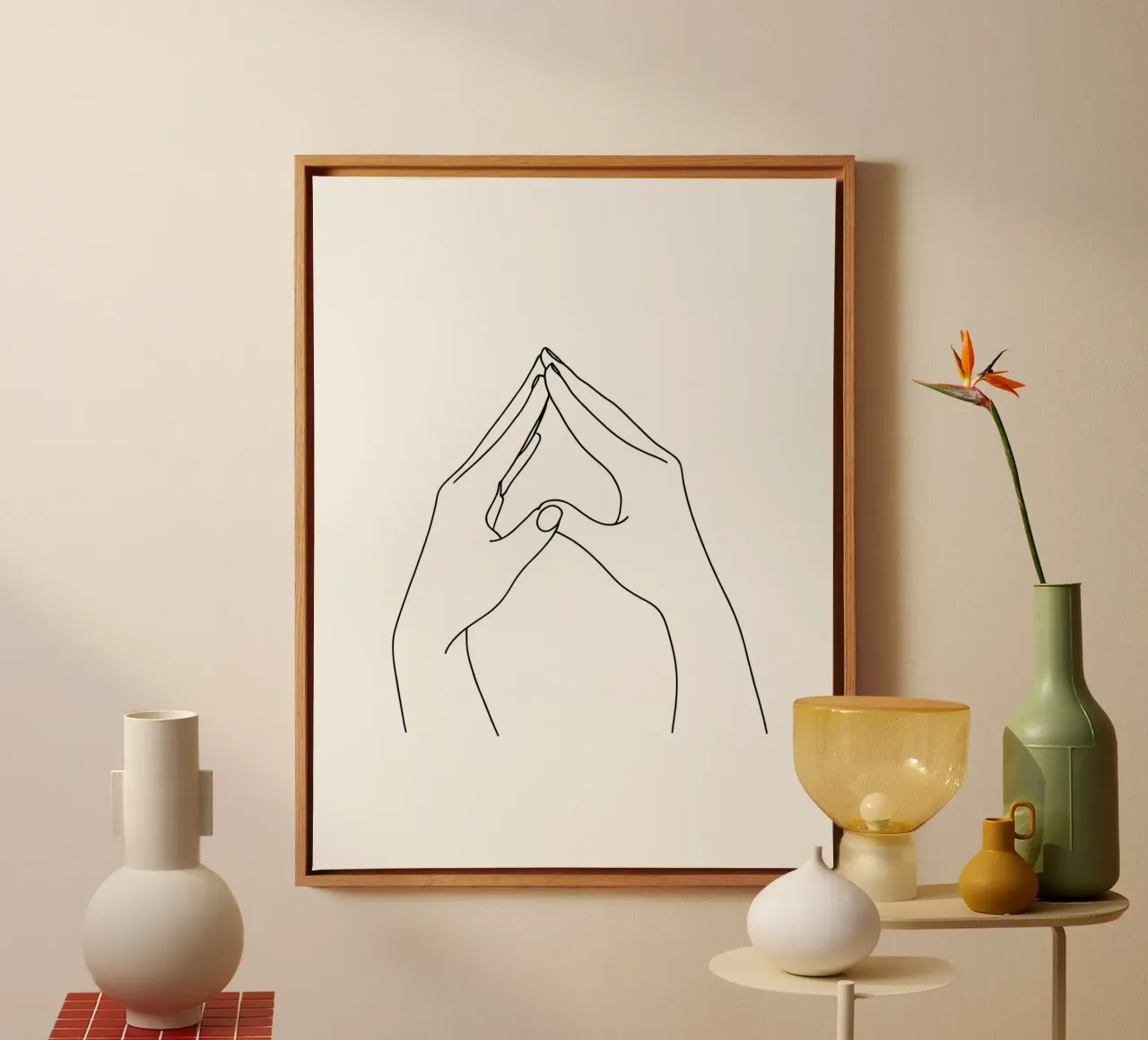 Tother - Dessin au trait minimaliste toile de Viv Line Art