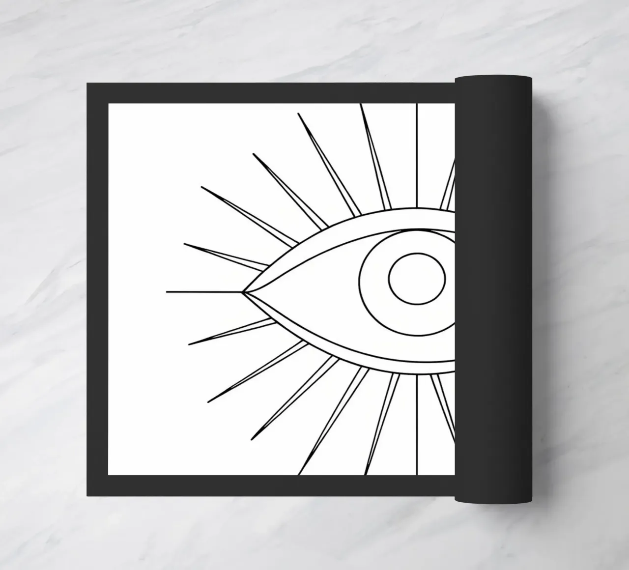 Occhio - Line art minimalista zerbino da Viv Line Art