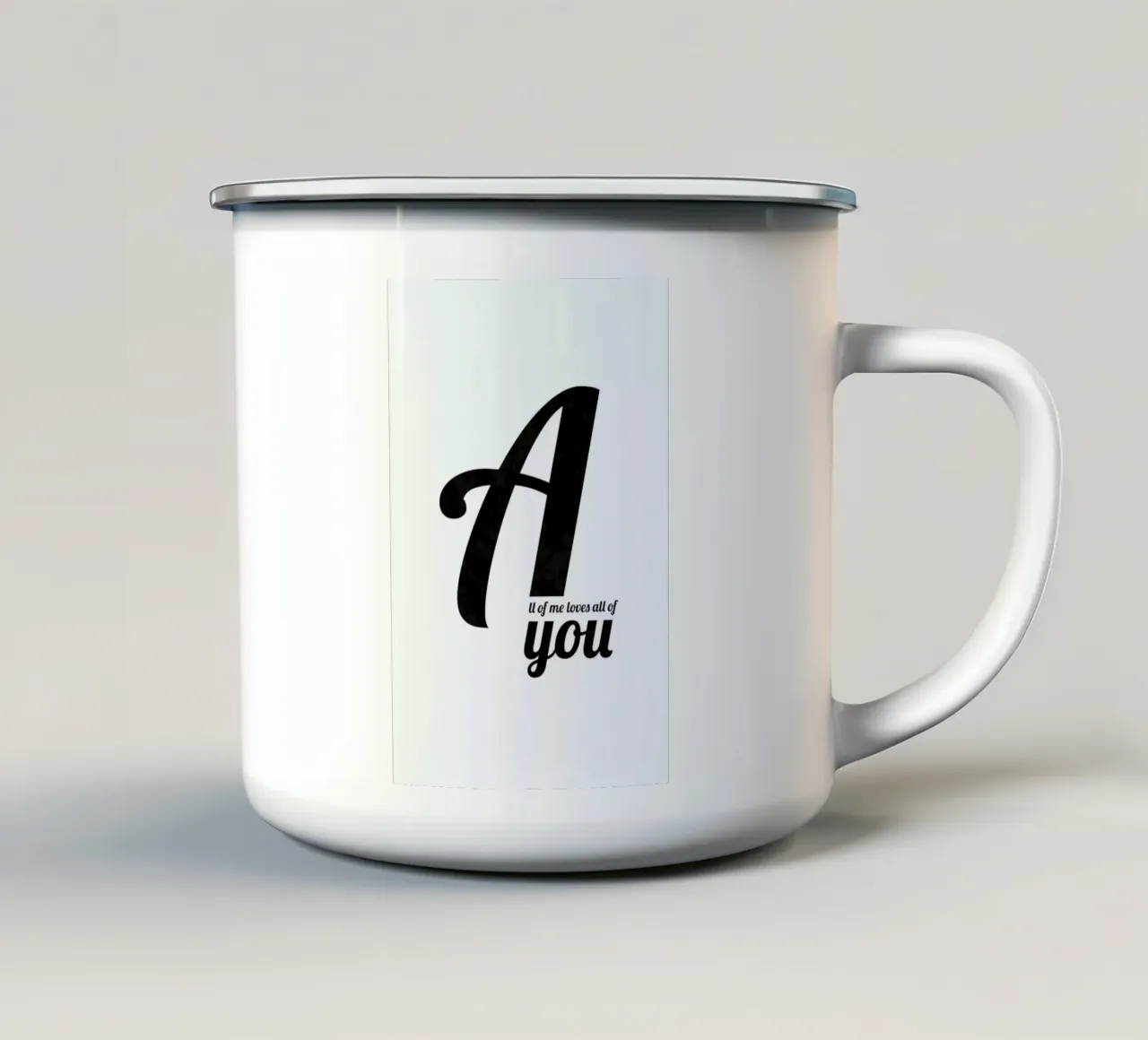 All Of Me taza de esmalte de Froilein Juno