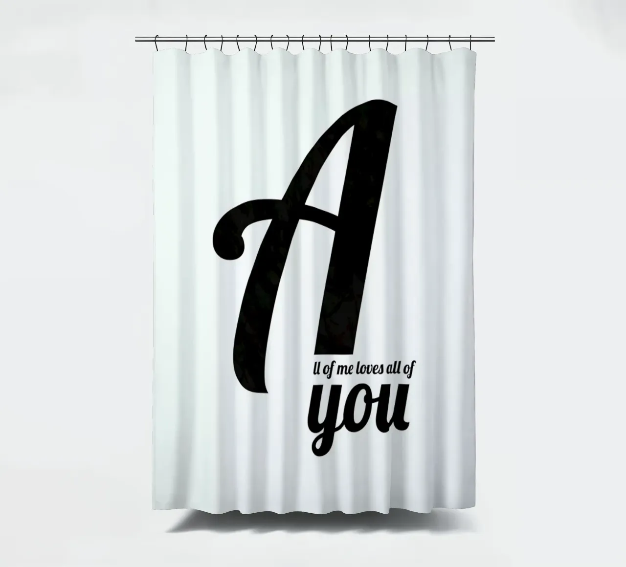 All Of Me Duschvorhang von Froilein Juno