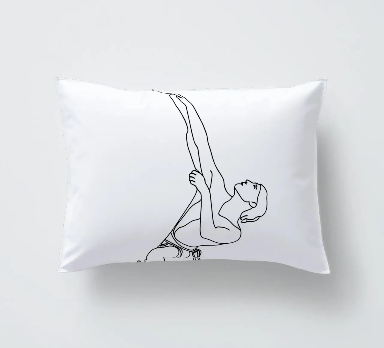 Arrampicatore - Line art minimalista cuscino da Viv Line Art