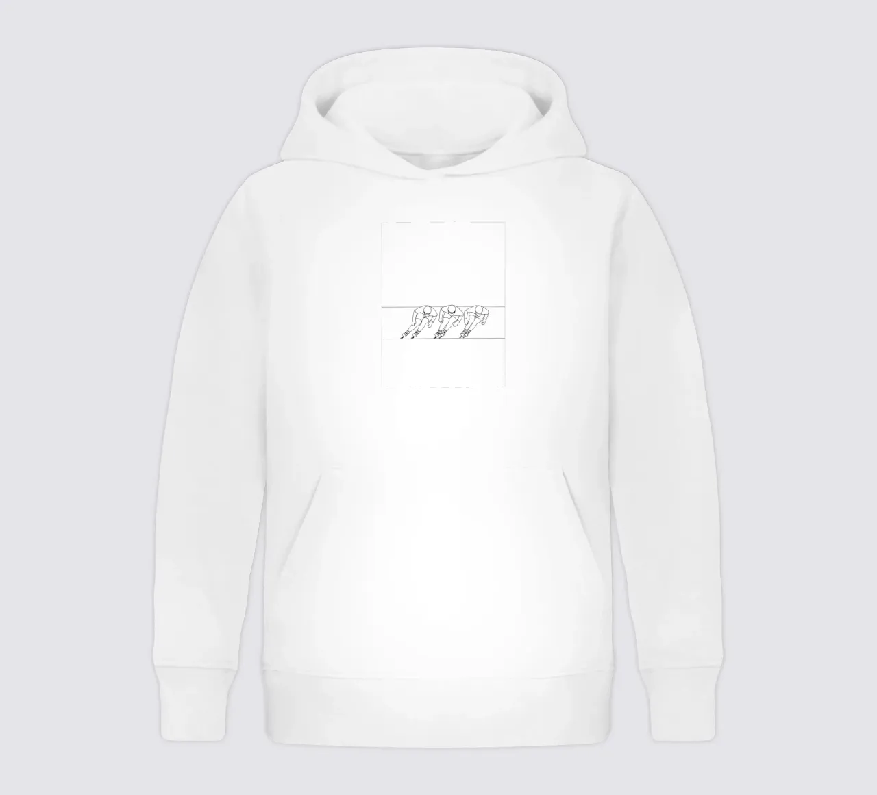 Rollerblade - Minimalist Line Art kids hoodie by Viv Line Art
