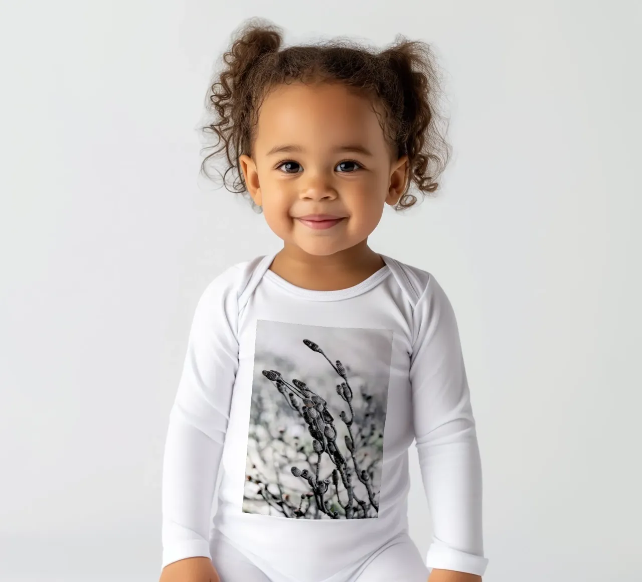 Swartberg Protea 4 long-sleeve baby romper by Shot By Clint