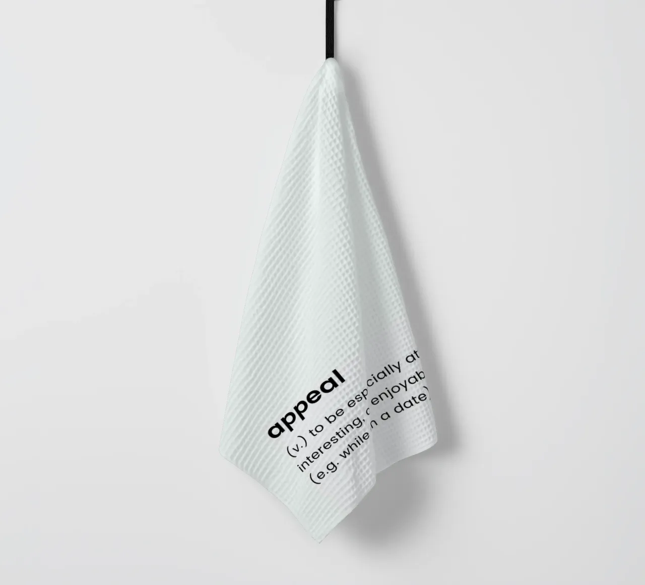 Appeal 2 tea towel by Studio One