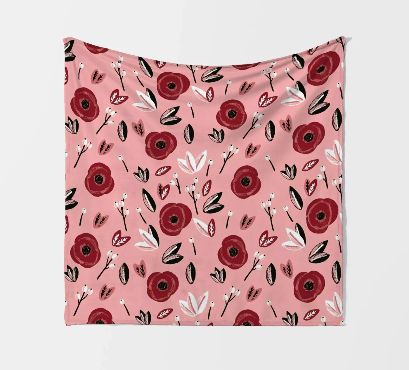 Blumen Fleecedecke von Alex Foster