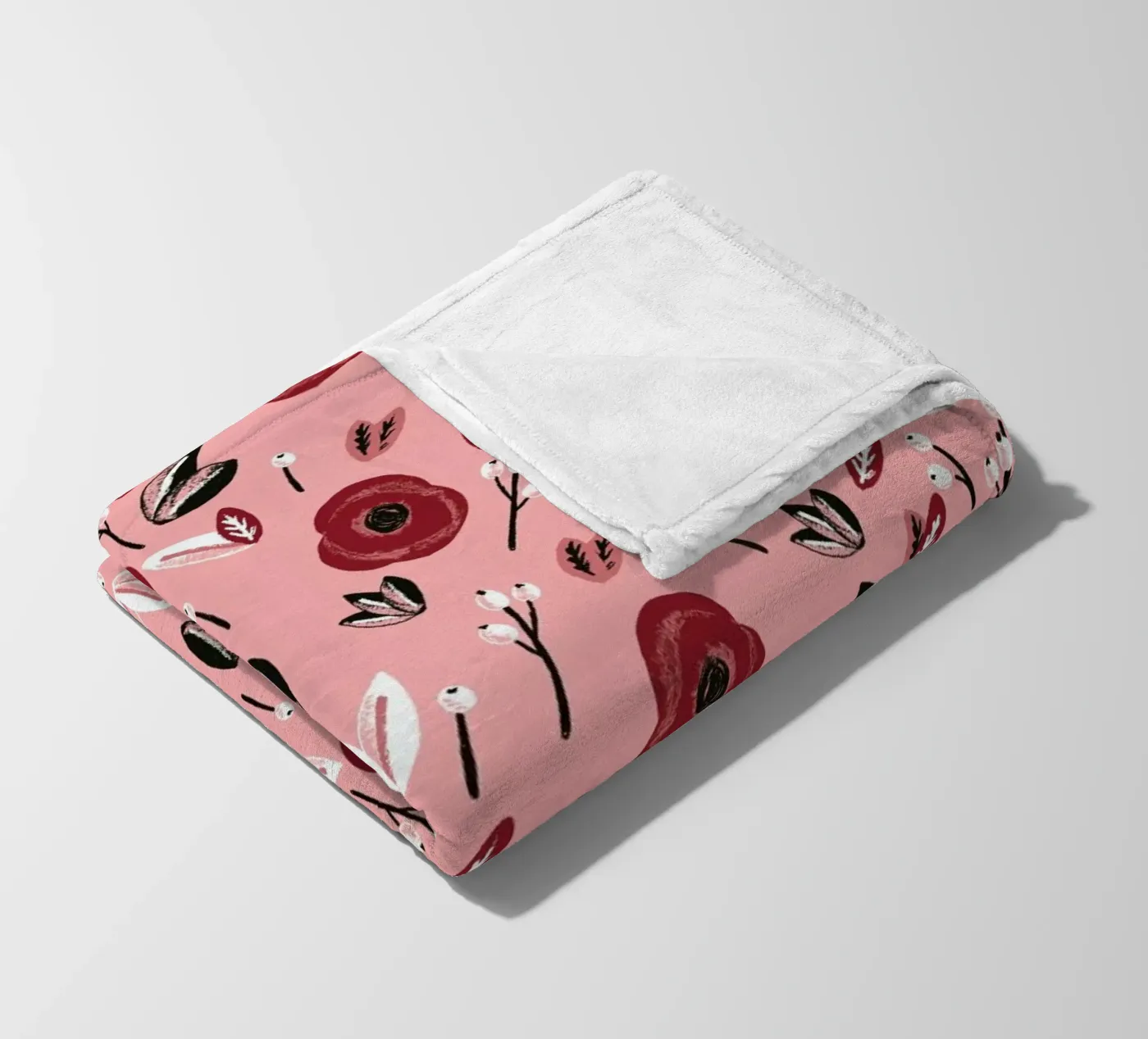 Blumen Fleecedecke von Alex Foster