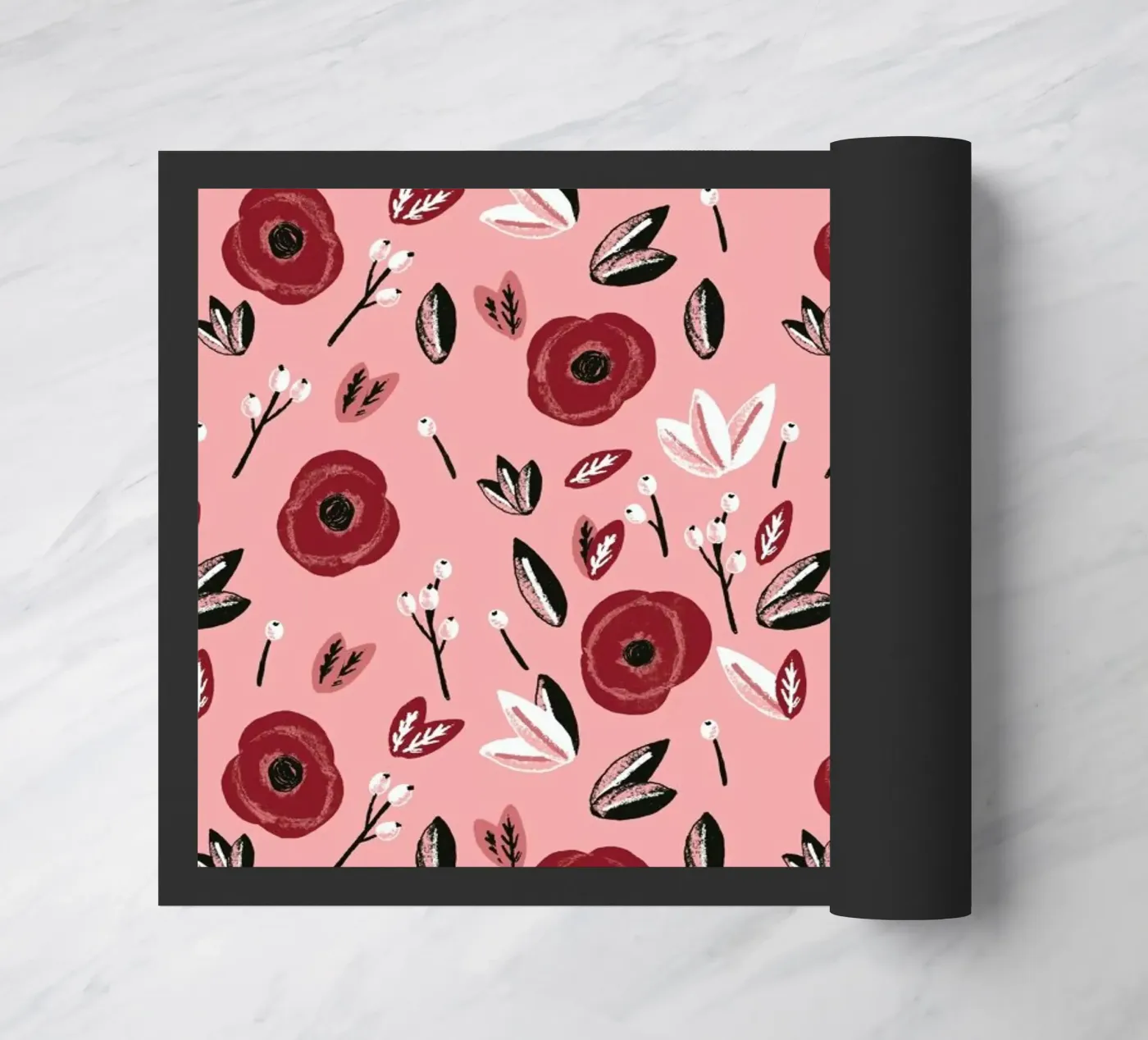 Flowers doormat by Alex Foster